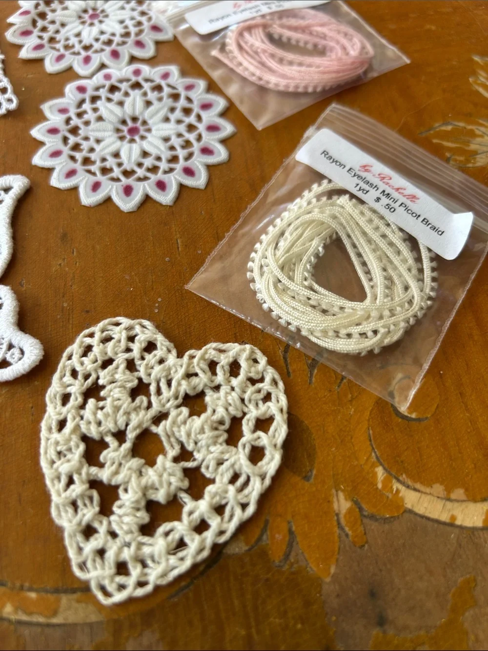 Vintage Lace Appliqués and Trim